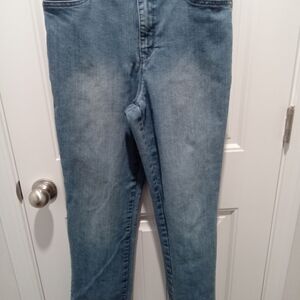 Gloria Vanderbilt Amanda Size 10 Classic Denim Straight Leg Denim Blue Jeans